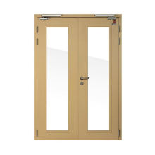 Factory Wholesale Class A Glass Window Fire Proof Door